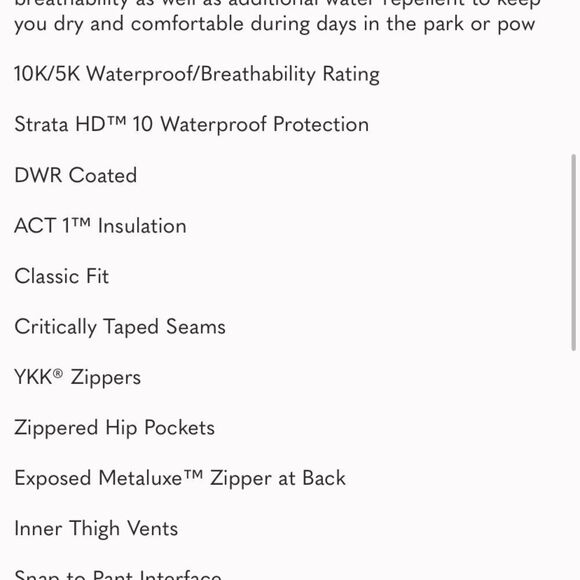 Ride Snowboard Outwear Men’s Central Bib, Olive Herringbone - Picture 4 of 12